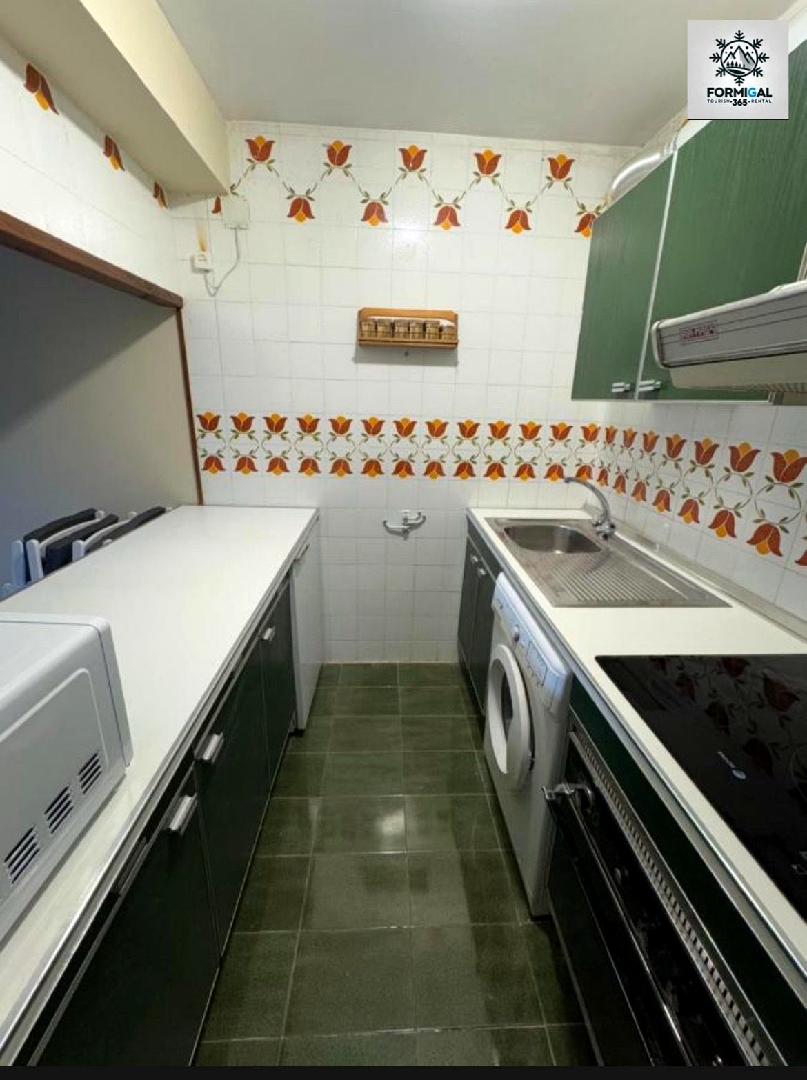 Cocina completa del apartamento Formigal365