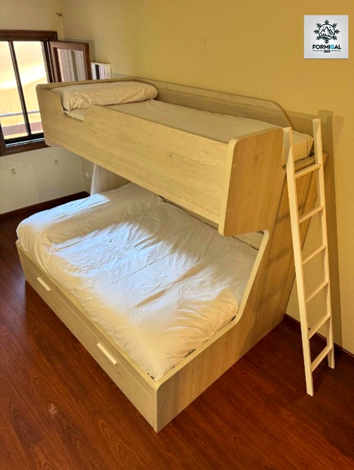 Litera del dormitorio del apartamento Formigal365, otro ángulo
